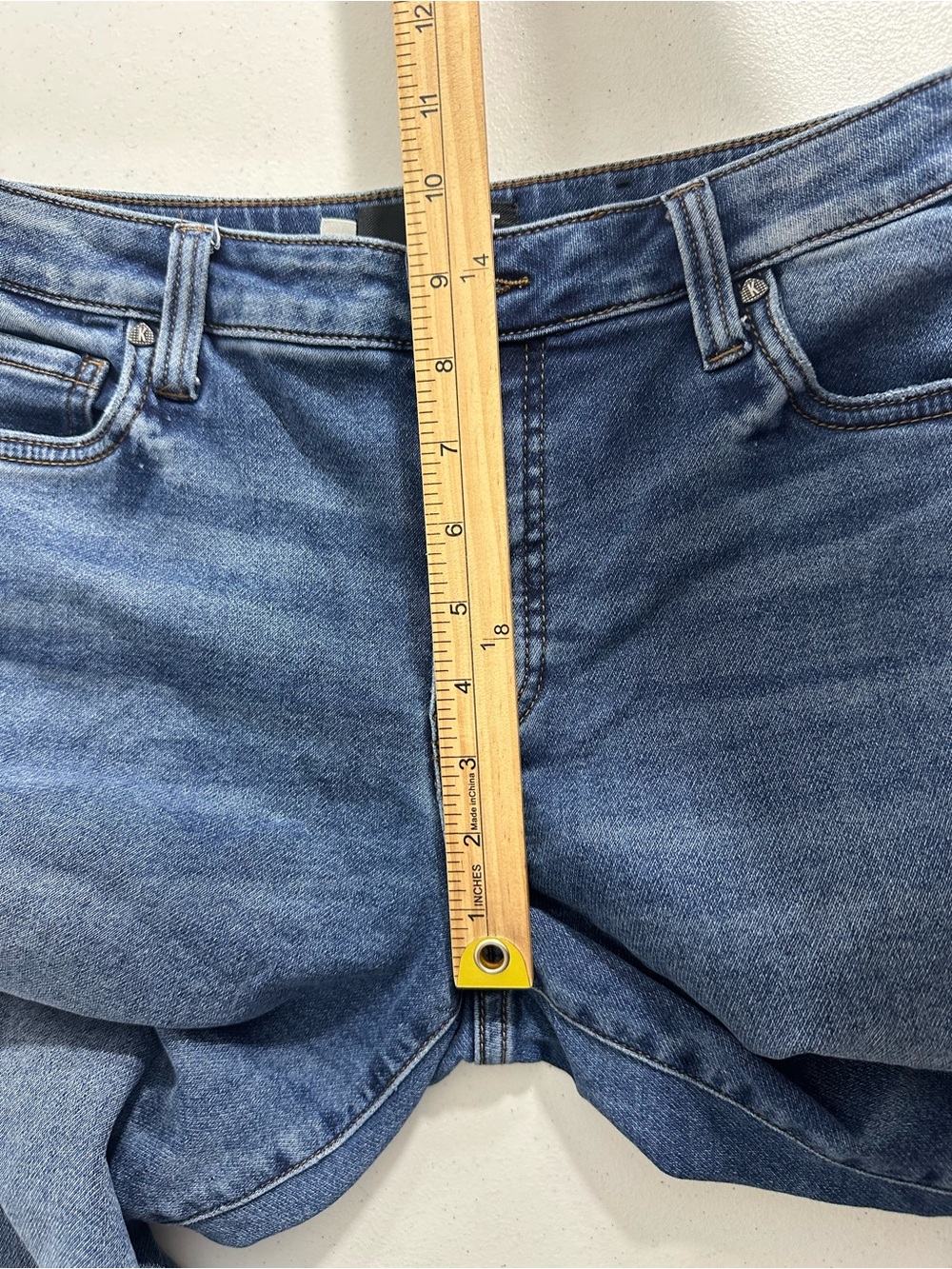 Kut from the Kloth Sz 6 Kelsey Fab Ab Ankle Flare Jeans High Rise Raw Hem Denim - Picture 11 of 13